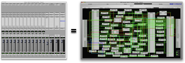 mio console headphone feeds